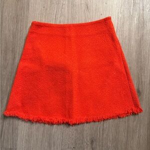 Zara Tweed A-Line Mini Skirt